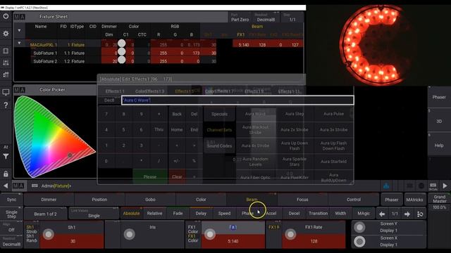 Martin MAC Aura PXL Internal Effects and P3 Mix смотреть онлайн