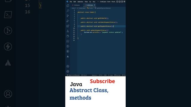 Java In Telugu: Abstract Class in Java, Abstract Method, Java Tutorial For Beginners in Telugu