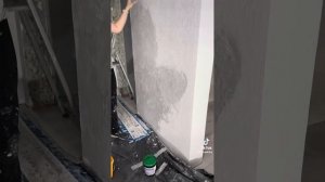 Декоративная штукатурка, эффект "карта мира ".