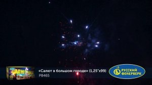 Фейерверк Р8465 "Салют в большом городе" (1,25" х 99 залпов)