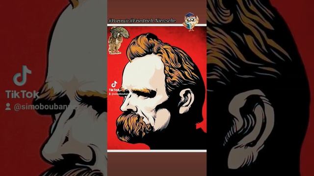Portrait Frederick Nietzsche  The philosopher