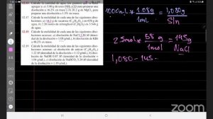 Solución de ejercicios sobre soluciones Químicas, porcentajes masa, molalidad, Molaridad