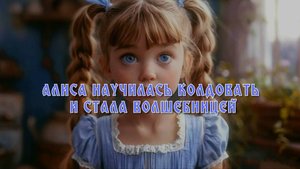 АЛИСА НАУЧИЛАСЬ КОЛДОВАТЬ И СТАЛА ВОЛШЕБНИЦЕЙ..