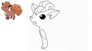 Как легко нарисовать покемона Вульпикс! #037 | Поколение 1