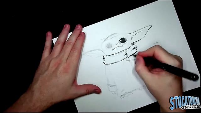 StocktonCon Online Day 2 - Lee Kohse - How to Draw The Child Mandalorian смотреть онлайн