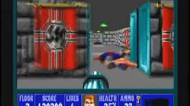 Wolfenstein 3D (100%) Walkthrough (E5M2) смотреть онлайн