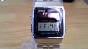Casio AL-180 Battery less solar watch