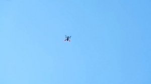 Полёт коптера 2015 05 26 вид сбоку