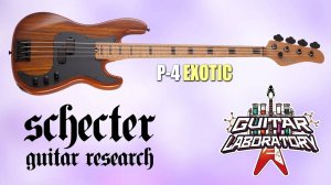 Бас-гитара SCHECTER P-4 EXOTIC ( Precision Bass  с активной электроникой )