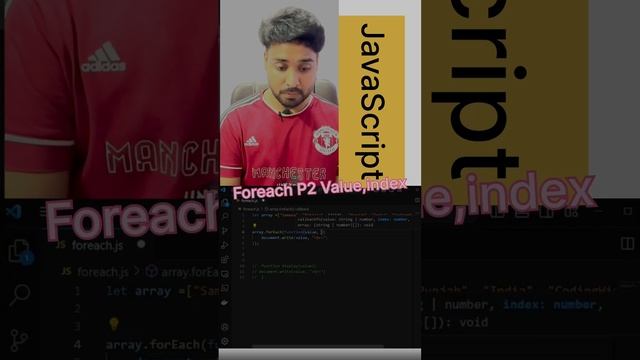 Foreach Index and Value in Javascript