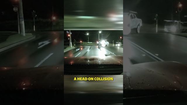 Idiot Turns Into Oncoming Traffic At Night #dashcam #baddrivers #pickuptruck смотреть онлайн