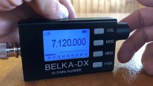 Приём 40м диапазона на BELKA-DX