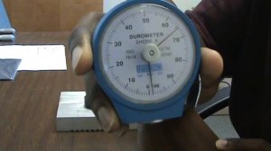 Checking Durometer with a handheld gage