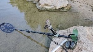 minelab x Terra pro в воде ..такой сложной цели не видел 6 лет!!тонкая золотая цепочка!