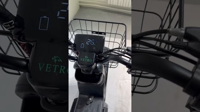 электроскутер велосипед с педалями для курьеров  Vetro 600W