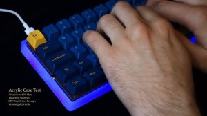 Acrylic Case Typing Test (Tangerines)