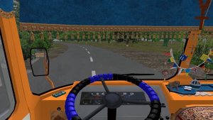 Omsi 2 ПАЗ 672 МКПП забит под завязку, карта Любятово