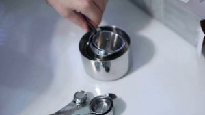 Madame Cuisine Stainless Steel Measuring Cups & Spoons Set with Precision Level