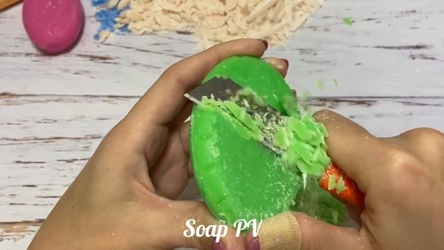 ASMR Soap/ cutting dry soap/ резка сухого мыла