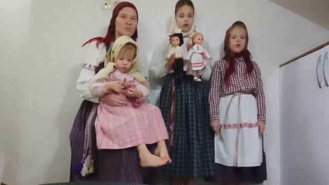 Фольклор, свадебная " По сеням, было сеням" (для матери жениха) смотреть онлайн