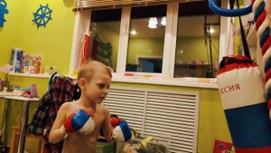 Ярик тренируется