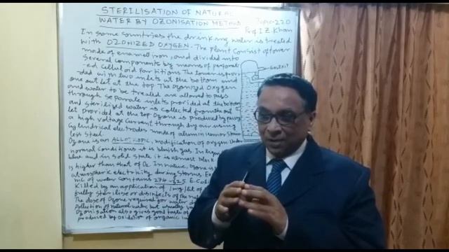 General Chemistry Lecture 220 - Sterilisation of Natural Water by Ozonization Method смотреть онлайн