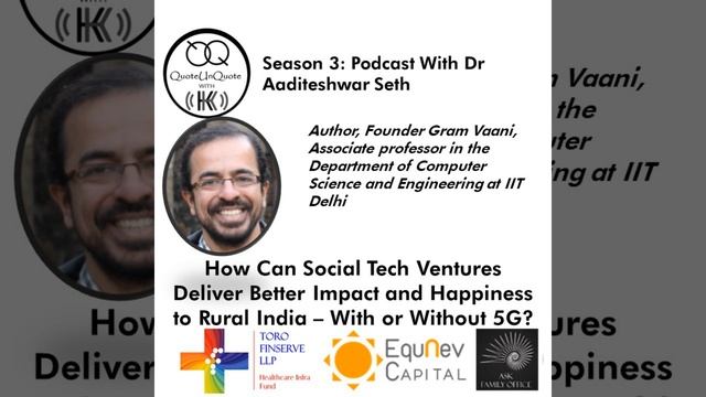 How Can Social Tech Ventures Deliver Better Impact and Happiness to Rural India – With or Without.. смотреть онлайн