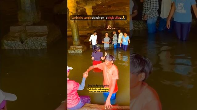 lord shiva temple on single pillar#shortsvideo#reelsinstagram  #shivatemples #lordshiva