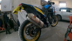 YAMAHA TENERE 700 - RIMOZIONE DB KILLER AKRAPOVIC - DIY