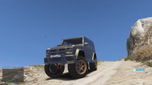 Mercedes-Benz Brabus 700G мощный внедорожник по бездорожью OFF-ROAD GTA 5,