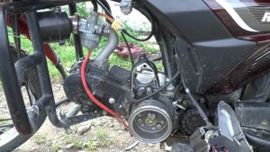 Замена электростартера на Альфе PM - 3.