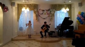 Greensleves to a ground (Зелёные рукава) для флейты и гитары/Таисия Пименова