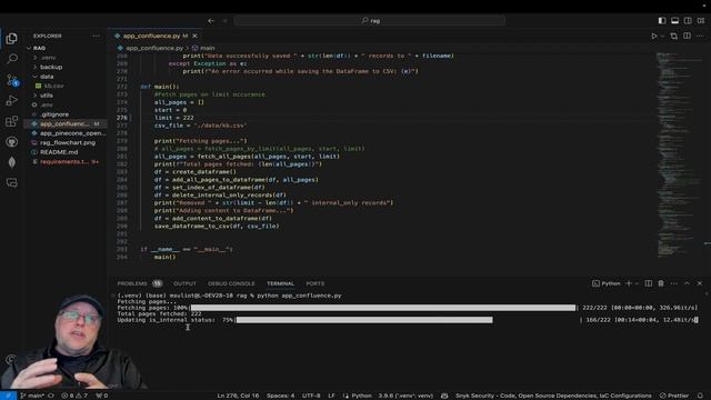 Retrieval Augmented Generation (RAG) with Confluence, Pinecone, and ChatGPT смотреть онлайн