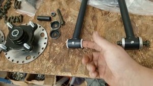 Люфт передней подвески китайских квадроциклов.
