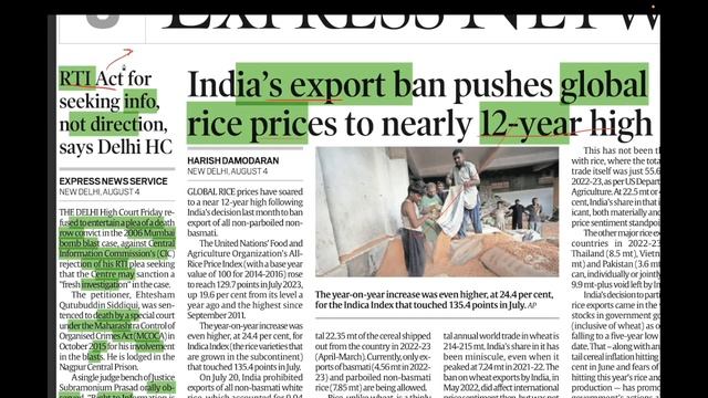 [Art of Reading Newspaper] 5 August 2023 | The Indian Express | #upscnewsanalysis #UPSC #ias