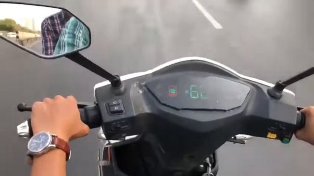 60V 30Ah 17S Lithium-Ion Battery Packs for This Electric Scooter Top Speed of 62Km/ph