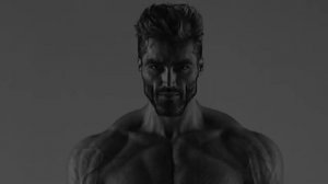 Giga Chad meme but its 1000% more intimidating