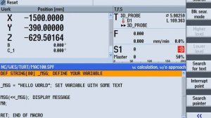 Sinumerik840d Tutorial Macro creation
