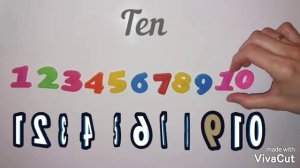 Учим цифры на английском от 1 до 10