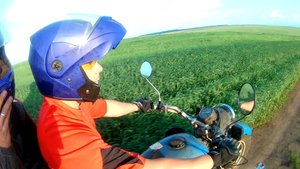Поездка на мотоцикле «Урал» до охотничьей заимки.