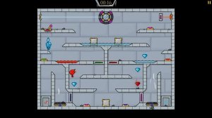 5 способов с вросшими камнями! Огонь и Вода 3: уровень 17 Fireboy & Watergirl 3: Ice Temple level 1