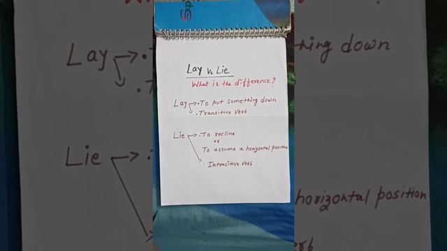 Lay vs Lie смотреть онлайн