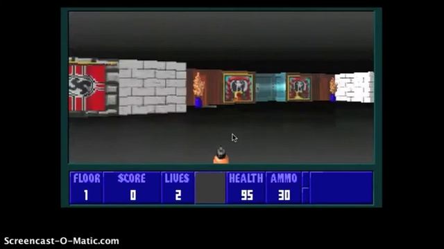 First video!! I play Wolfenstein 3D. part 1. смотреть онлайн