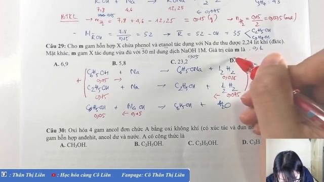 GIẢI ĐỀ ÔN THI CUỐI HK2 - HÓA 11 смотреть онлайн