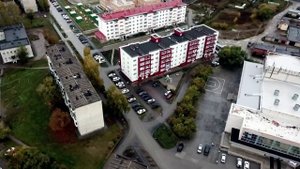 Село Криводановка с высоты птичьего полета.