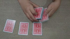 Карточный фокус | Четыре карты