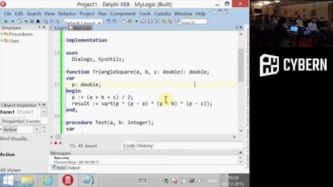 #2 Курсы программирования в Delphi - модульность, юниты, функции
