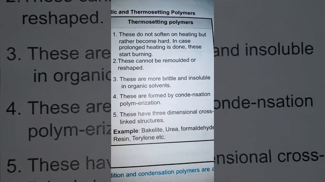 Difference between Thermoplastic & Thermosetting polymers Organic chemistry। NEET 2022 смотреть онлайн