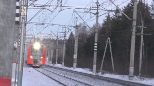 Электропоезд ЭС1П-024 Ласточка №721 Москва - Минск