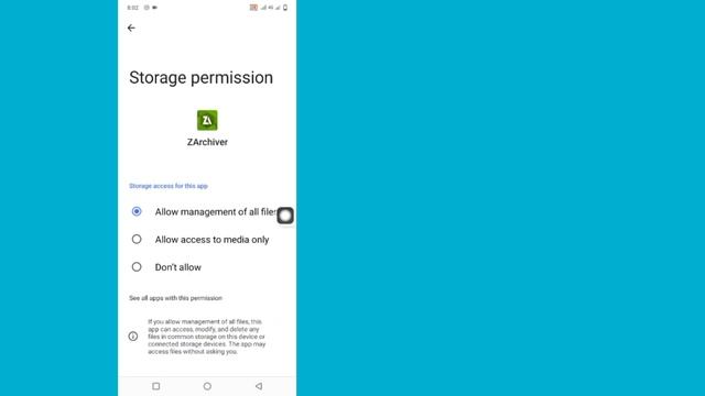 Эта папка имеет ограничение доступа Android. На Zarchiver 2024 |  Проблема с копированием и вставко